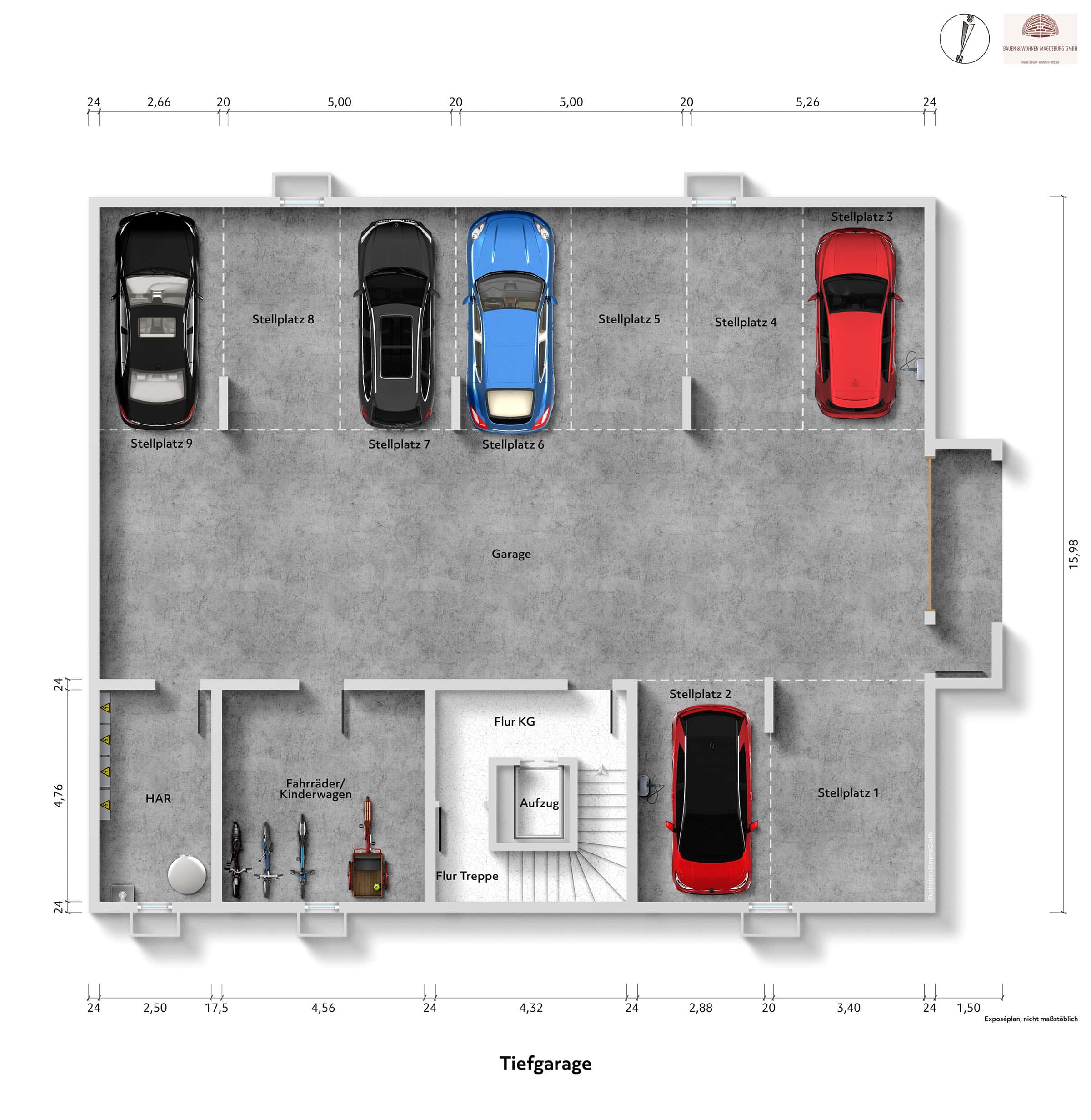 Projekt Fliedergrund Tiefgarage